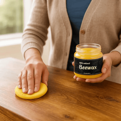 Cera De Abejas Para Lustrar Limpiar Madera Muebles Brillo