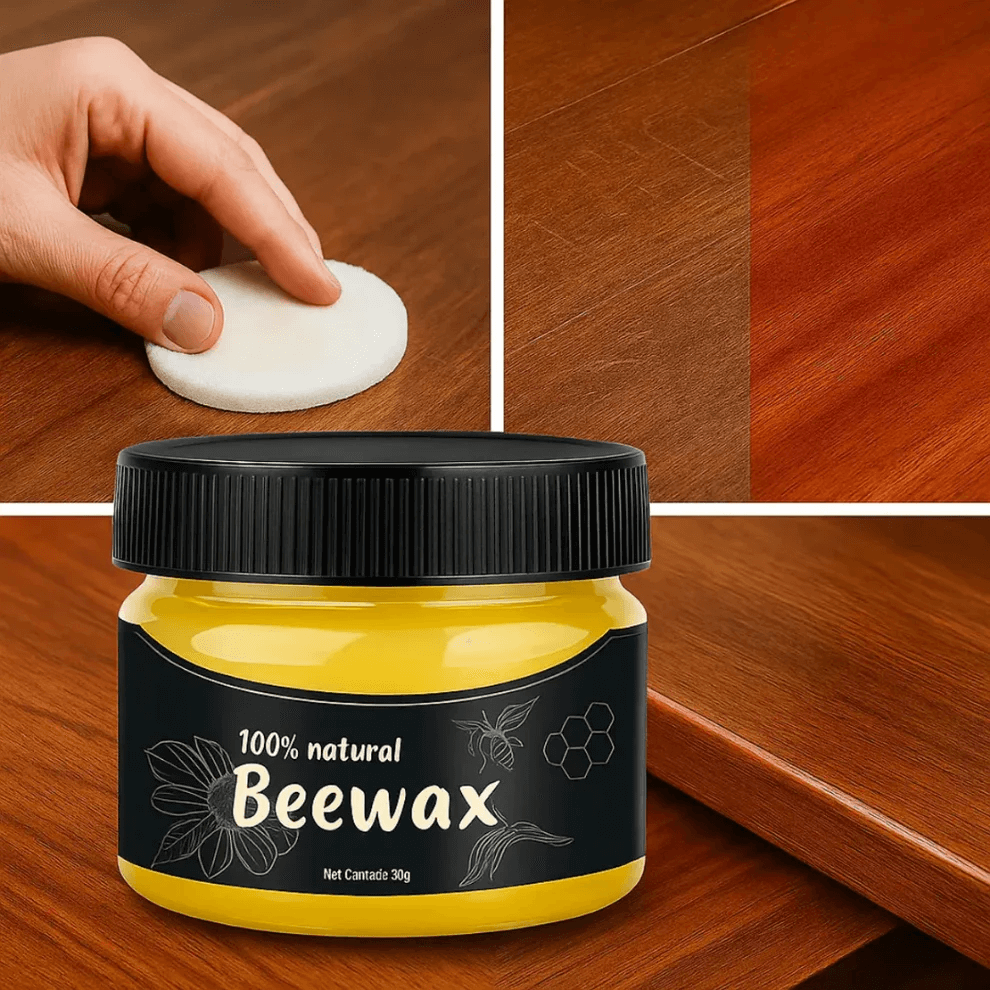 Cera De Abejas Para Lustrar Limpiar Madera Muebles Brillo